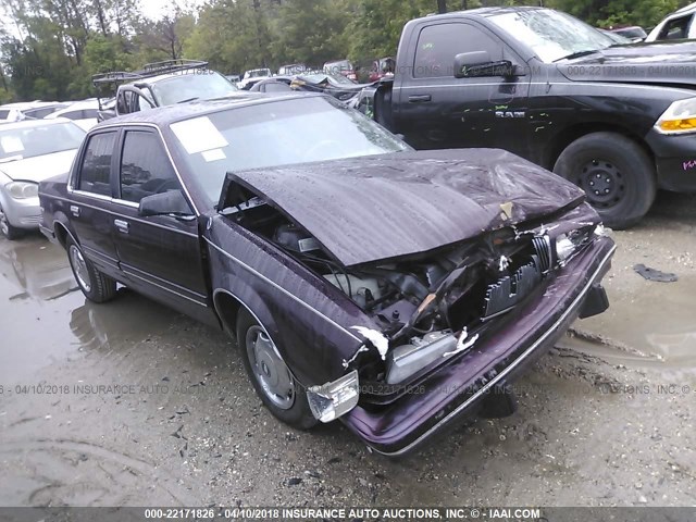 1G4AH55M0S6493860 - 1995 BUICK CENTURY CUSTOM PURPLE photo 1