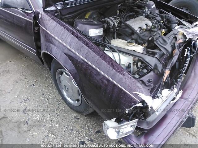 1G4AH55M0S6493860 - 1995 BUICK CENTURY CUSTOM PURPLE photo 6