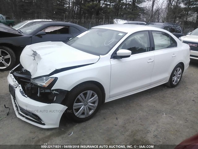 3VW2B7AJ6HM313045 - 2017 VOLKSWAGEN JETTA S 白色 照片 2