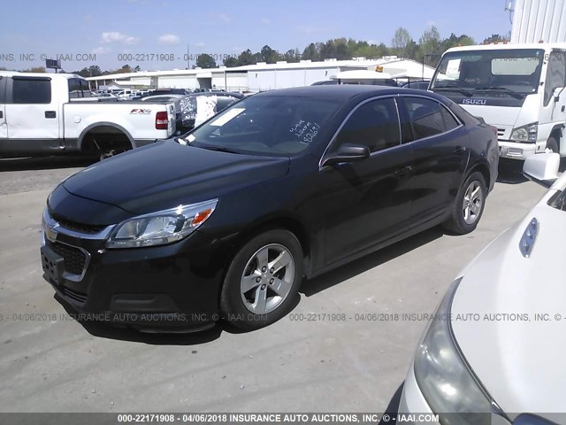 1G11B5SL6EF182691 - 2014 CHEVROLET MALIBU LS 黑色 照片 2