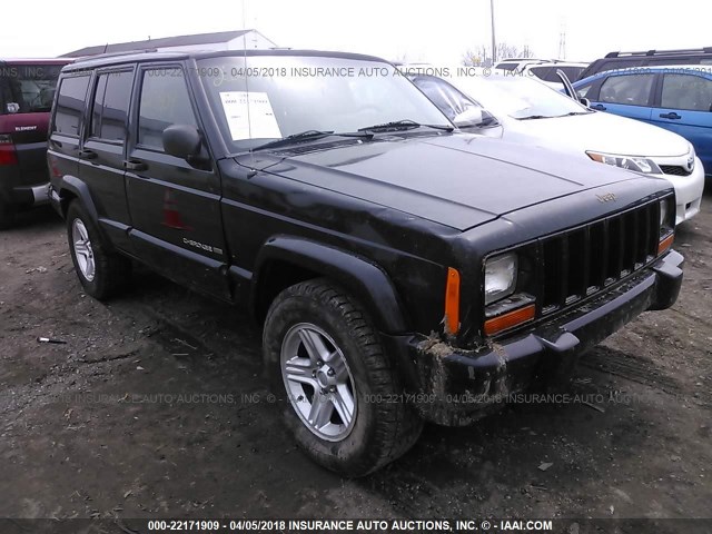 1J4FF58S01L542558 - 2001 JEEP CHEROKEE CLASSIC/LIMITED BLACK photo 1