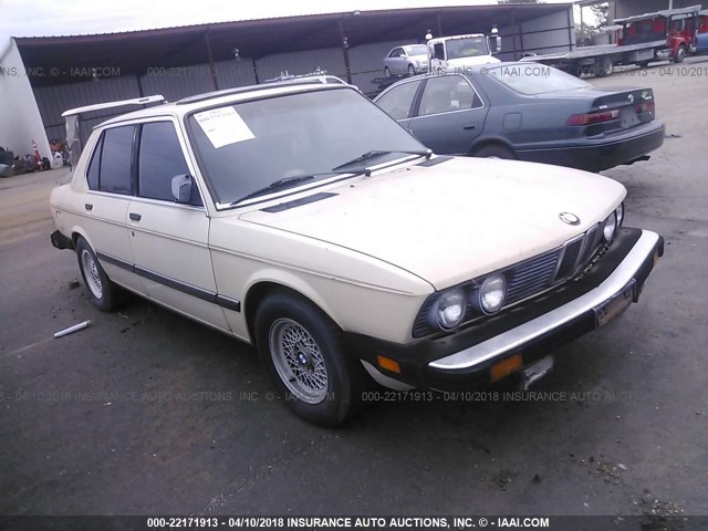 WBADK8304C7966673 - 1982 BMW 528 E AUTOMATIC CREAM photo 1