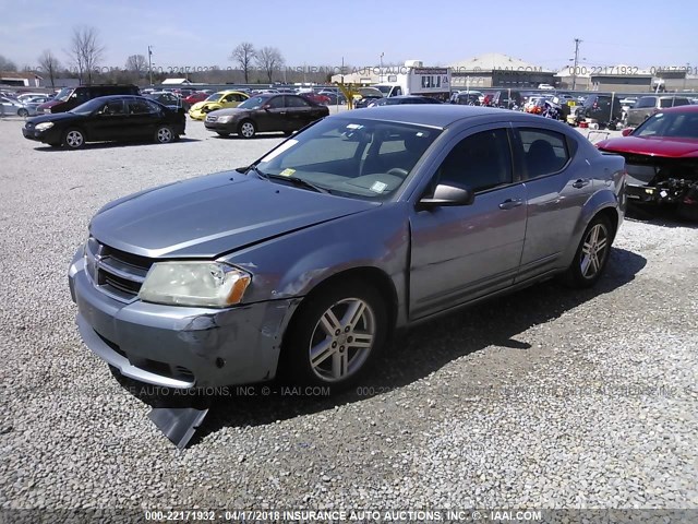 1B3LC56K18N228017 - 2008 DODGE AVENGER SXT SILVER photo 2