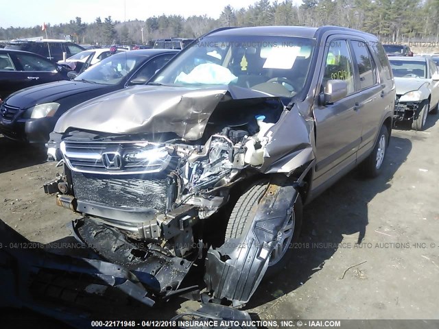 SHSRD78814U236834 - 2004 HONDA CR-V EX BROWN photo 2