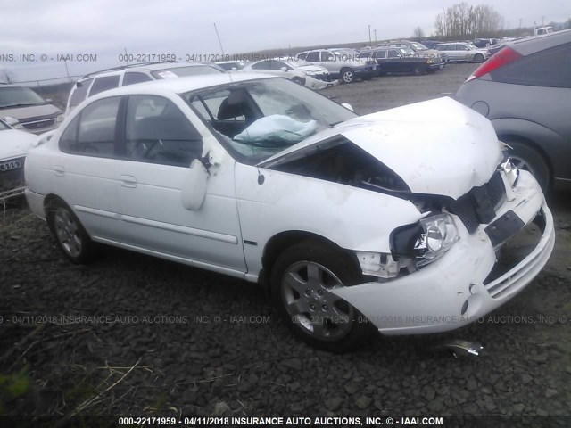 3N1CB51D35L530725 - 2005 NISSAN SENTRA 1.8/1.8S WHITE photo 1