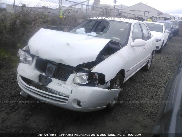 3N1CB51D35L530725 - 2005 NISSAN SENTRA 1.8/1.8S WHITE photo 2