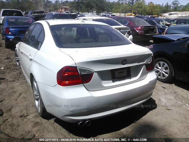 WBAVA33577KX77363 - 2007 BMW 328 I WHITE photo 3