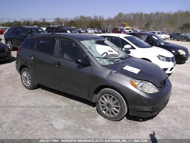 2T1KR32E74C290869 - 2004 TOYOTA COROLLA MATRIX XR GRAY photo 1