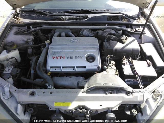 4T1BF32K43U058533 - 2003 TOYOTA CAMRY LE/XLE/SE ოქროსფერი ფოტო 10