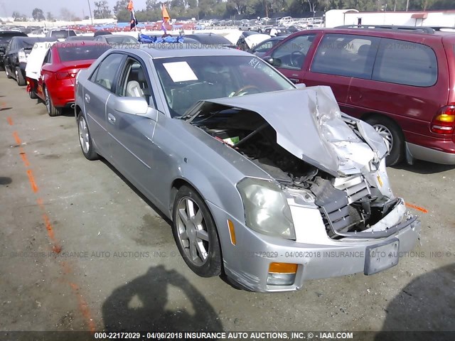 1G6DM577340147380 - 2004 CADILLAC CTS GRAY photo 1