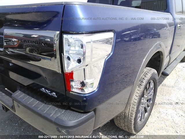 1N6BA1F4XGN500098 - 2016 NISSAN TITAN XD SL/PRO-4X/PLAT RESERVE BLUE photo 6