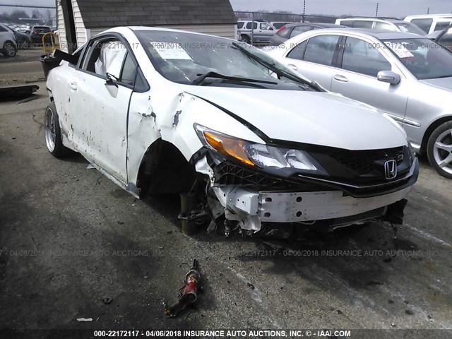 2HGFG4A5XFH704297 - 2015 HONDA CIVIC SI WHITE photo 1