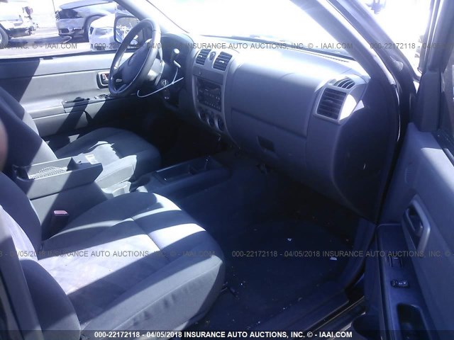 1GCCS136558170909 - 2005 CHEVROLET COLORADO BLACK photo 5