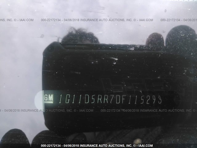 1G11D5RR7DF115293 - 2013 CHEVROLET MALIBU 1LT 红色 照片 9