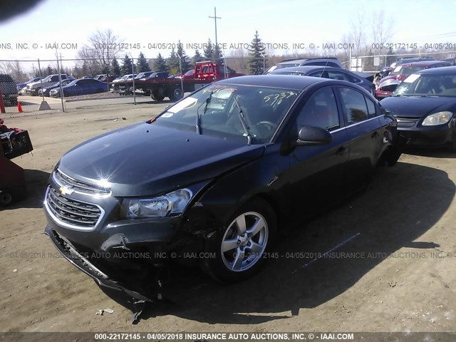 1G1PE5SB6G7135733 - 2016 CHEVROLET CRUZE LIMITED LT BLACK photo 2