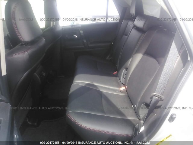 JTEBU5JR3H5440098 - 2017 TOYOTA 4RUNNER SR5 PREM/LTDL/TRAIL/TRD Light Blue photo 8