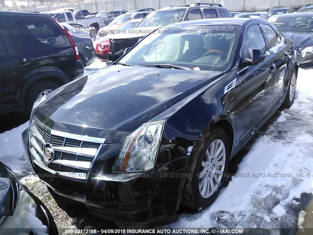 1G6DE5EG1A0103437 - 2010 CADILLAC CTS LUXURY COLLECTION BLACK photo 2