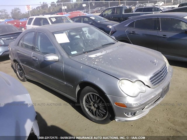 WDBRF52H36F749515 - 2006 MERCEDES-BENZ C GENERATION 2006 230 SILVER photo 1