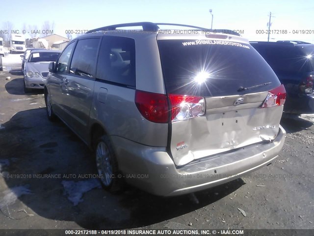 5TDZK22C97S040184 - 2007 TOYOTA SIENNA XLE/XLE LIMITED GOLD photo 3