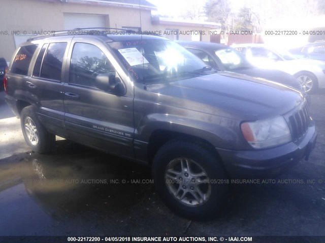 1J4GW68N0XC674703 - 1999 JEEP GRAND CHEROKEE LIMITED Champagne photo 1