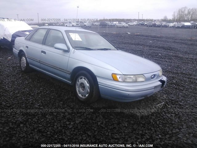 1FALP5248PG188831 - 1993 FORD TAURUS GL BLUE photo 1