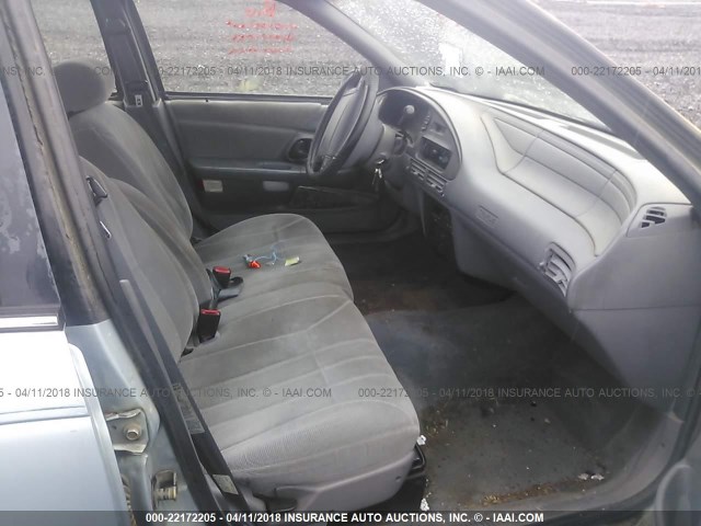 1FALP5248PG188831 - 1993 FORD TAURUS GL BLUE photo 5