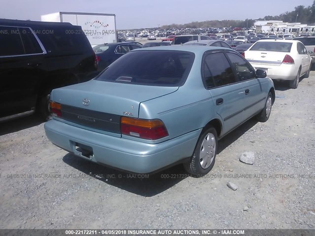 2T1AE09B4RC088872 - 1994 TOYOTA COROLLA LE/DX BLUE photo 4