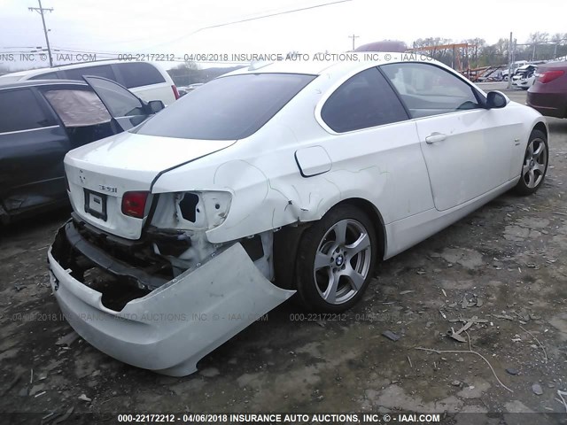 WBAWC33529PU84474 - 2009 BMW 328 XI WHITE photo 4