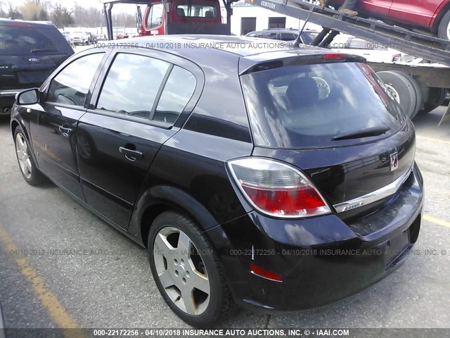 W08AR671X85113036 - 2008 SATURN ASTRA XE BLACK photo 3