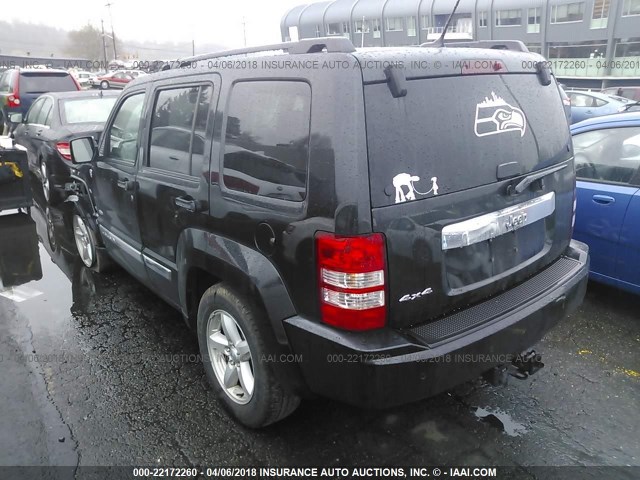 1C4PJMAK1CW216900 - 2012 JEEP LIBERTY SPORT 黑色 照片 3