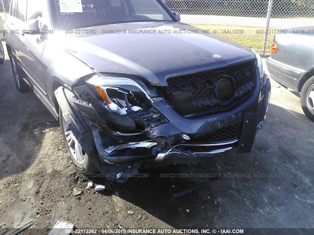 WDCGG8JB6FG399855 - 2015 MERCEDES-BENZ GLK 350 4MATIC BLUE photo 6