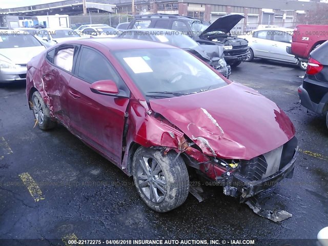 KMHD84LF2HU229667 - 2017 HYUNDAI ELANTRA SE/VALUE/LIMITED RED photo 1