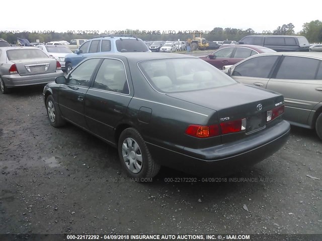 JT2BG22K2Y0394877 - 2000 TOYOTA CAMRY CE/LE/XLE 绿色 照片 3