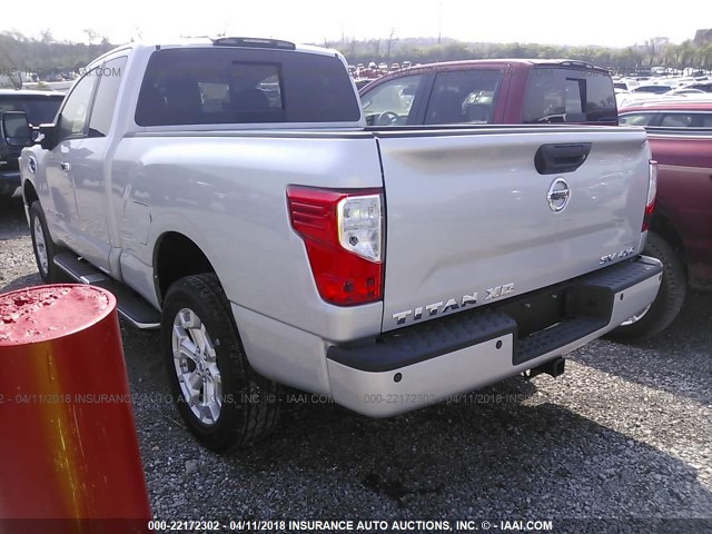 1N6BA1C40HN533620 - 2017 NISSAN TITAN XD SV/PRO-4X SILVER photo 3