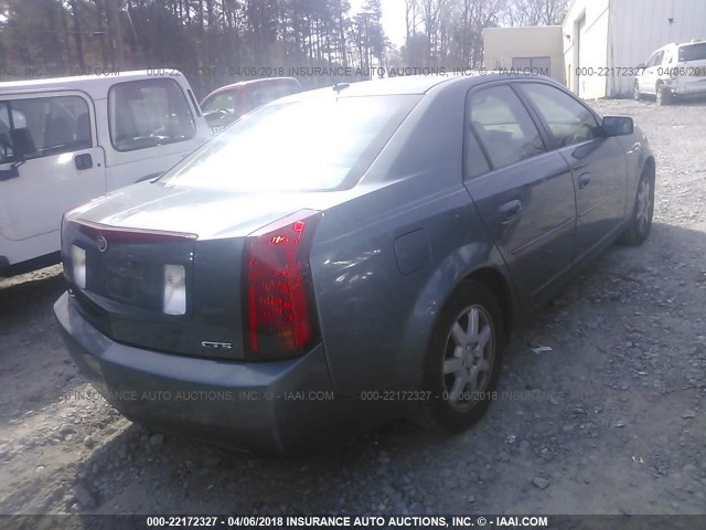 1G6DP577360204591 - 2006 CADILLAC CTS HI FEATURE V6 GRAY photo 4