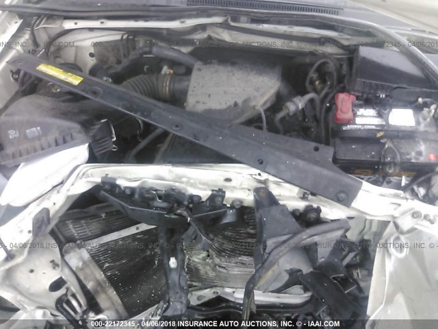 5TETX4CNXAZ696827 - 2010 TOYOTA TACOMA ACCESS CAB Weiß Foto 10