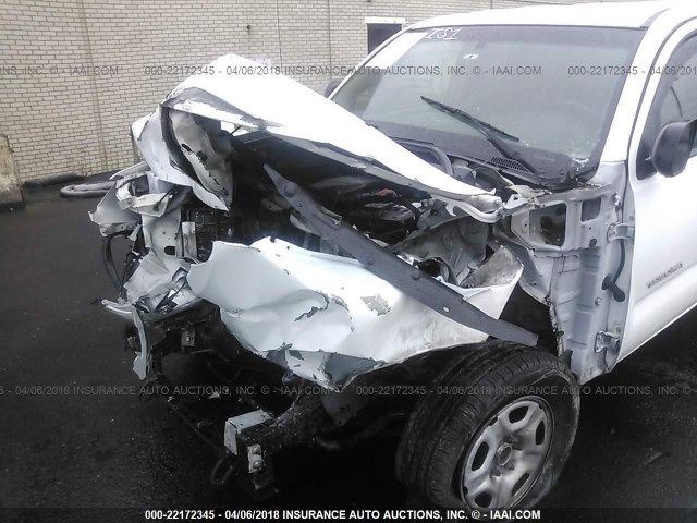 5TETX4CNXAZ696827 - 2010 TOYOTA TACOMA ACCESS CAB Weiß Foto 6