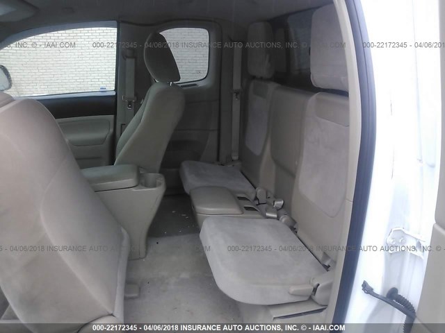 5TETX4CNXAZ696827 - 2010 TOYOTA TACOMA ACCESS CAB Weiß Foto 8
