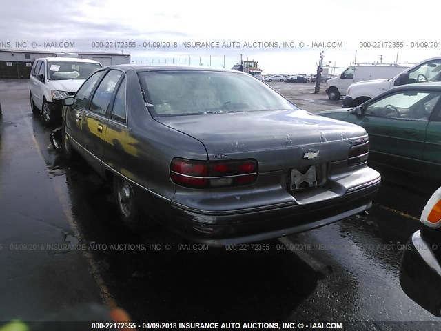 1G1BN53E2MR105860 - 1991 CHEVROLET CAPRICE CLASSIC/LTZ GRAY photo 3