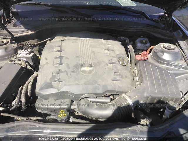 2G1FB1E31F9252795 - 2015 CHEVROLET CAMARO LS GRAY photo 10
