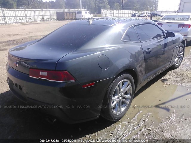 2G1FB1E31F9252795 - 2015 CHEVROLET CAMARO LS GRAY photo 4