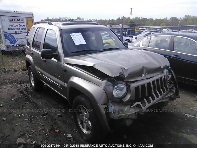 1J4GL58K44W159996 - 2004 JEEP LIBERTY LIMITED GOLD photo 1