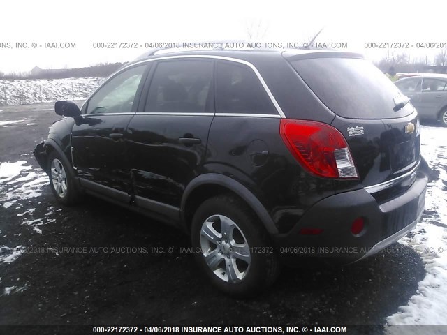 3GNAL2EKXES613915 - 2014 CHEVROLET CAPTIVA LS 黑色 照片 3