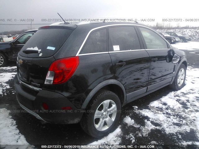 3GNAL2EKXES613915 - 2014 CHEVROLET CAPTIVA LS 黑色 照片 4