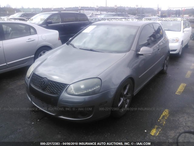 WVWEV71K17W215605 - 2007 VOLKSWAGEN NEW GTI GRAY photo 2