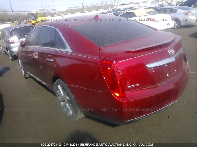 2G61N5S33D9116110 - 2013 CADILLAC XTS RED photo 3