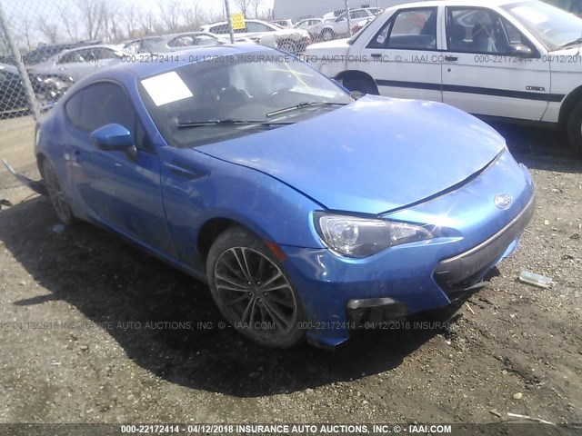 JF1ZCAB17D1605438 - 2013 SUBARU BRZ 2.0 PREMIUM BLUE photo 1