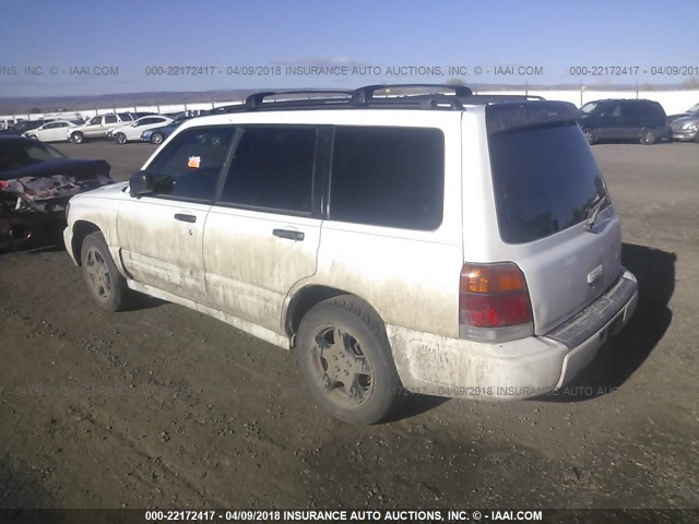 JF1SF6552WG705726 - 1998 SUBARU FORESTER S 白色 照片 3