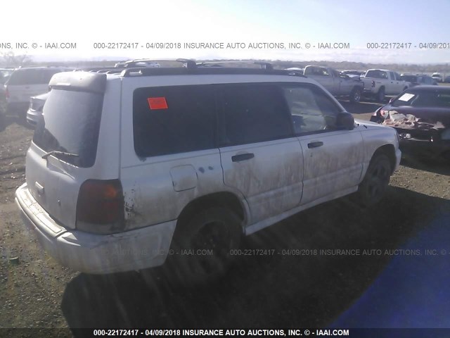 JF1SF6552WG705726 - 1998 SUBARU FORESTER S 白色 照片 4