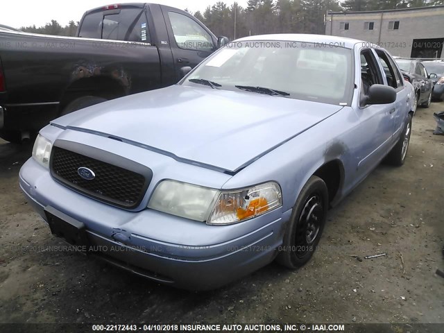 2FAHP71W36X106128 - 2006 FORD CROWN VICTORIA POLICE INTERCEPTOR Light Blue photo 2